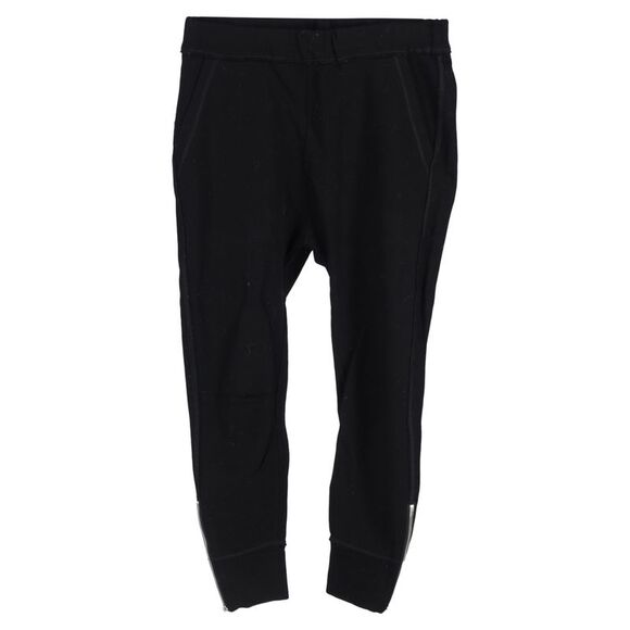 Jil Sander Zip Detail Slim-Fit Sweatpants in Black Cotton